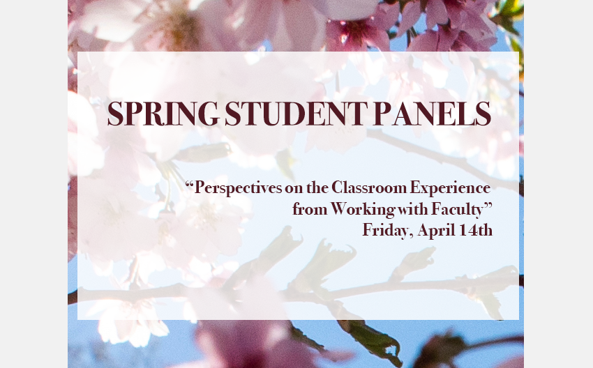 Spring student panels