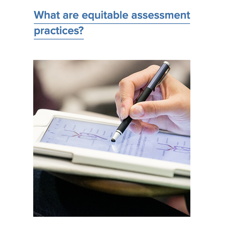 What are equitable assessment practices